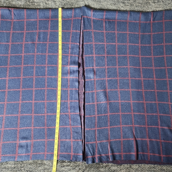 *Flawed Charter Club Open-Front Plaid Wrap - Picture 5 of 7